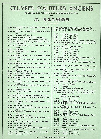 Buy Sonate En Sol Mineur Violoncelle Et Piano(Salmon) - Violoncello - SCORE — BookShops.in