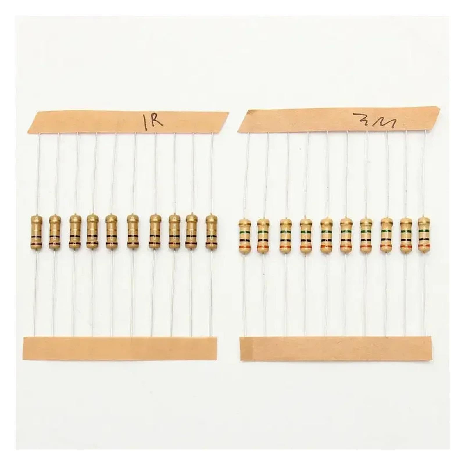 300 Teile/satz Carbon Film Metall Widerstände DIY Widerstand Sortiment Kit