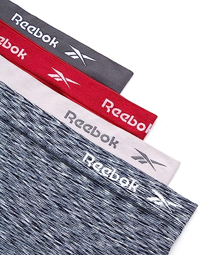 Reebok Women's Plus Size Boyshort Panties - 4 Pack Seamless Underwear for Women, Full Coverage to Fit Your Curves (1X-3X)3