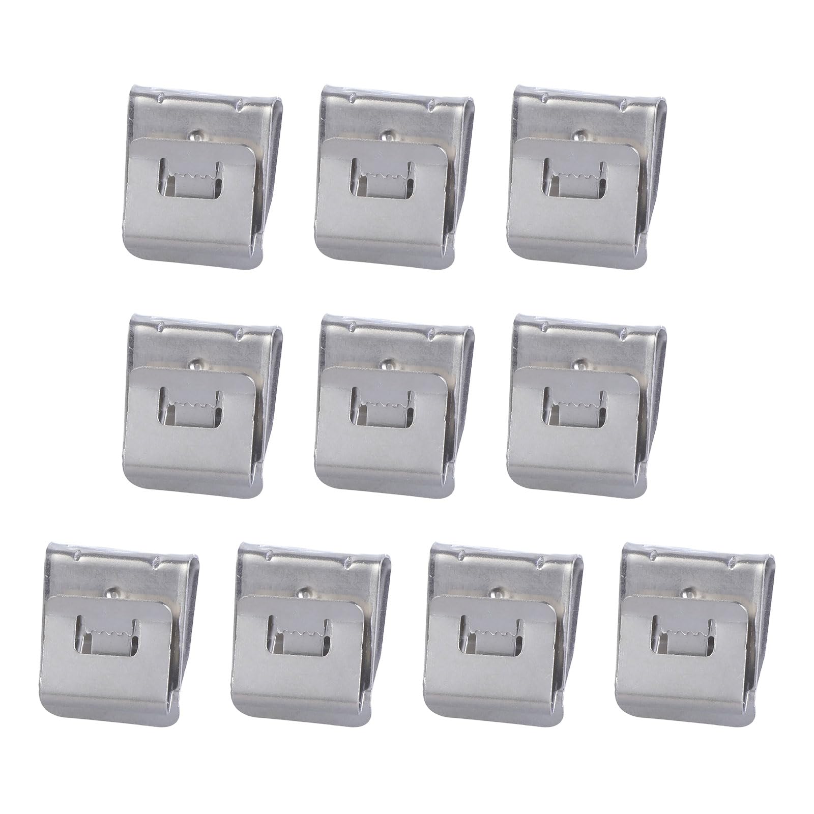 Paquete de 200 clips de cable de acero inoxidable para gestión de cables de paneles solares y organización eléctrica