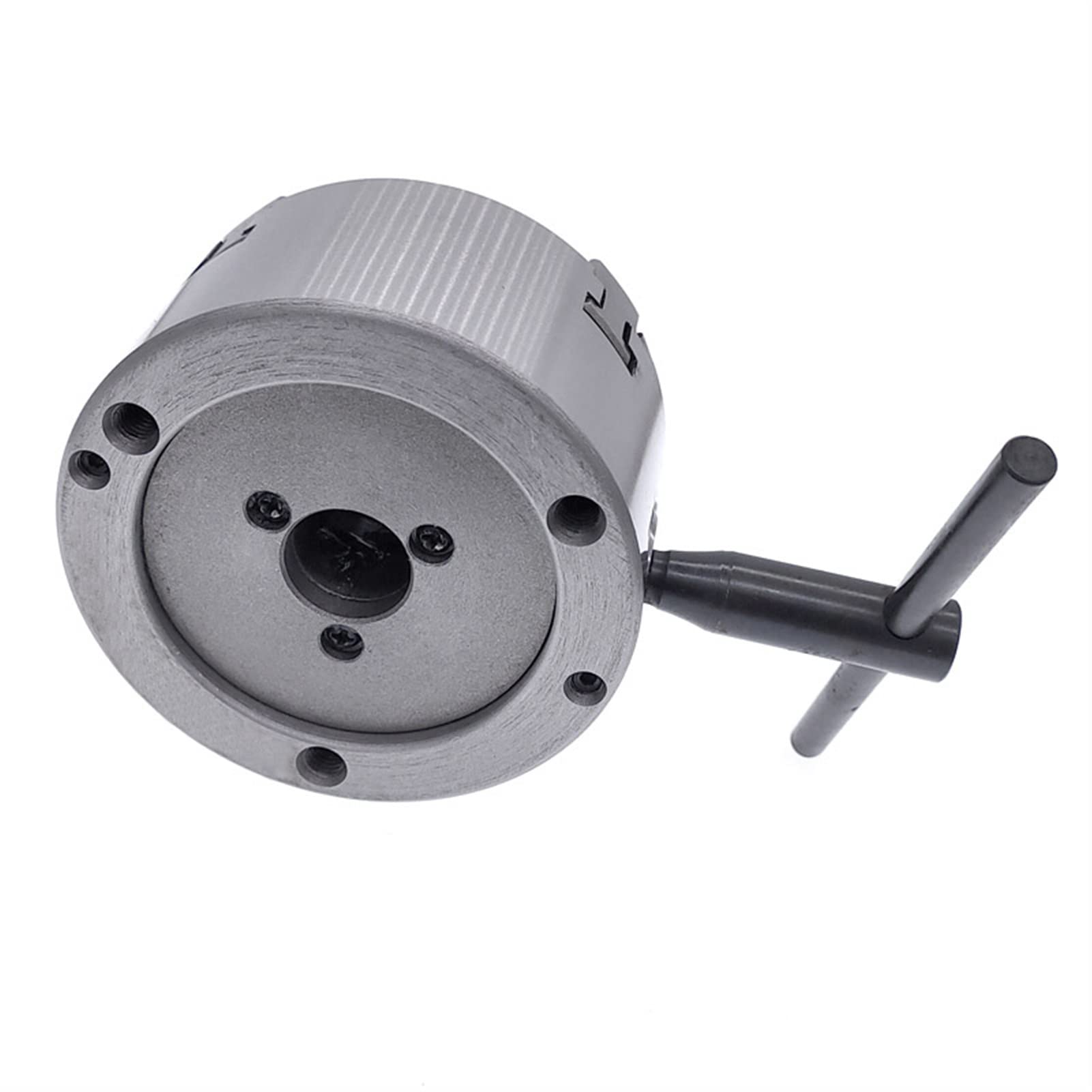 Uchwyt tokarski, K12-100 4 JAW Self-centrujący Chuck Tokarka Scroll 100mm do małej tokarki z hartowaną stalą dwoma zestawami szczęk