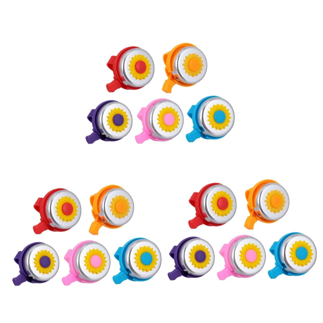BESTonZON Timbre De Bicicleta para Accesorio Girasol Y Práctico para Scooters Y Bicicletas Infantiles