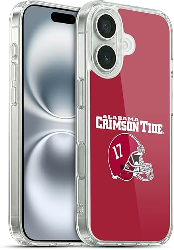Miniatura 412 de Head Case Designs Funda de gel con logotipo oficial de la Universidad de Alabama UA [protección de grado militar] compatible con Apple iPhone 11