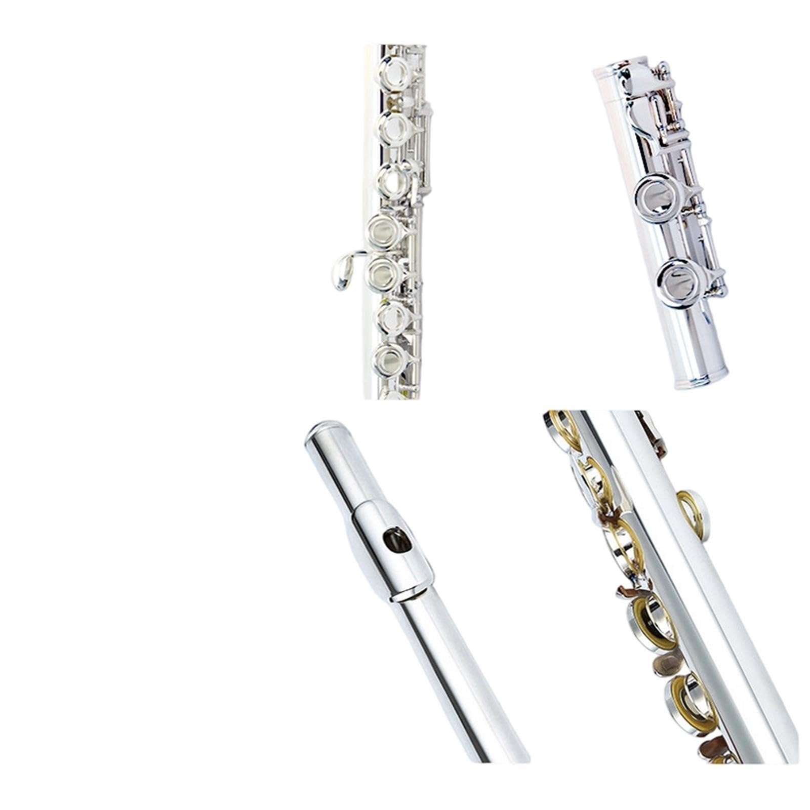 Flute Instruments Flet typu C z 16 otworami posrebrzany