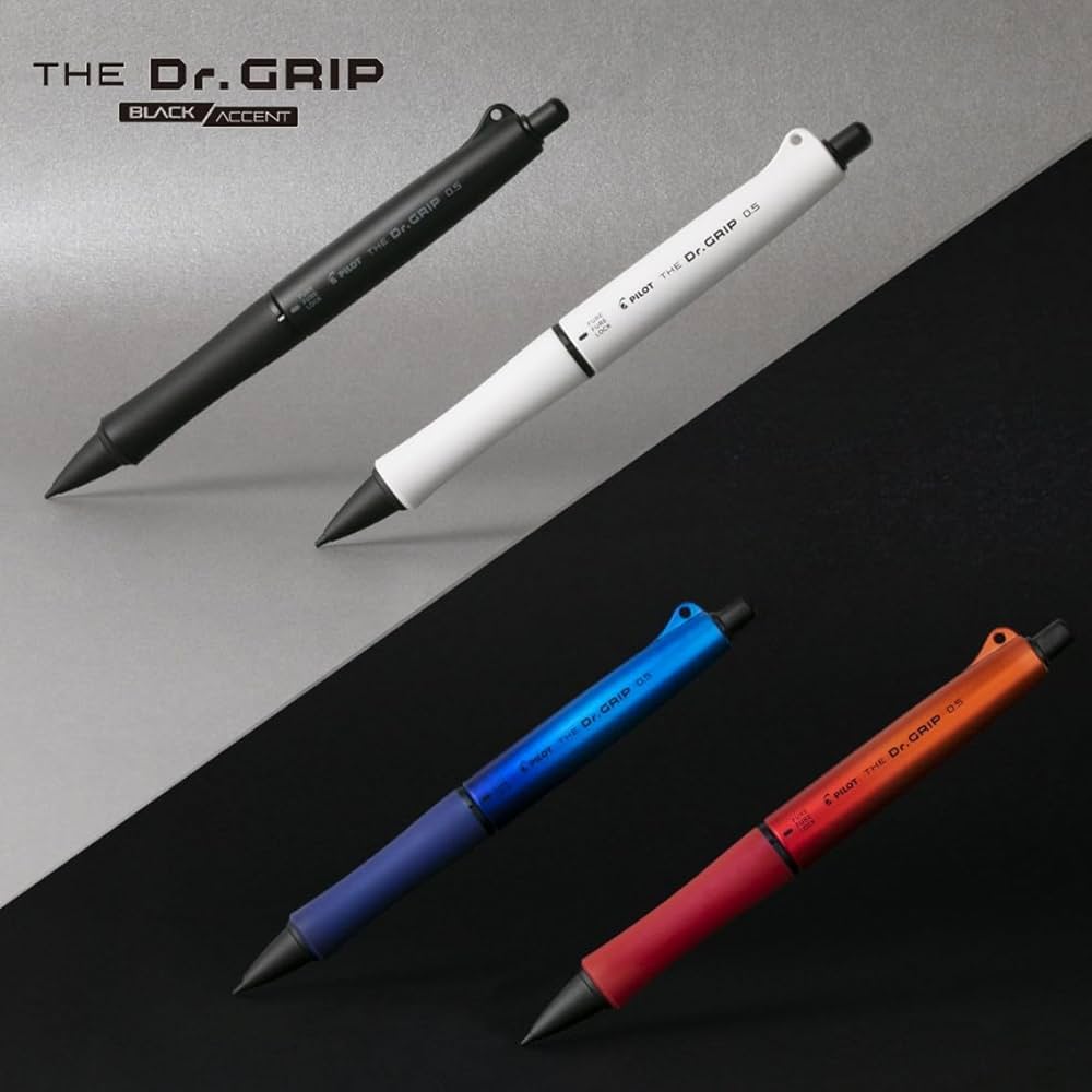 ザ・ドクターグリップ ブラックアクセント　5本セット 楽天市場】ザ・ドクターグリップ ブラックアクセント シャーペン
