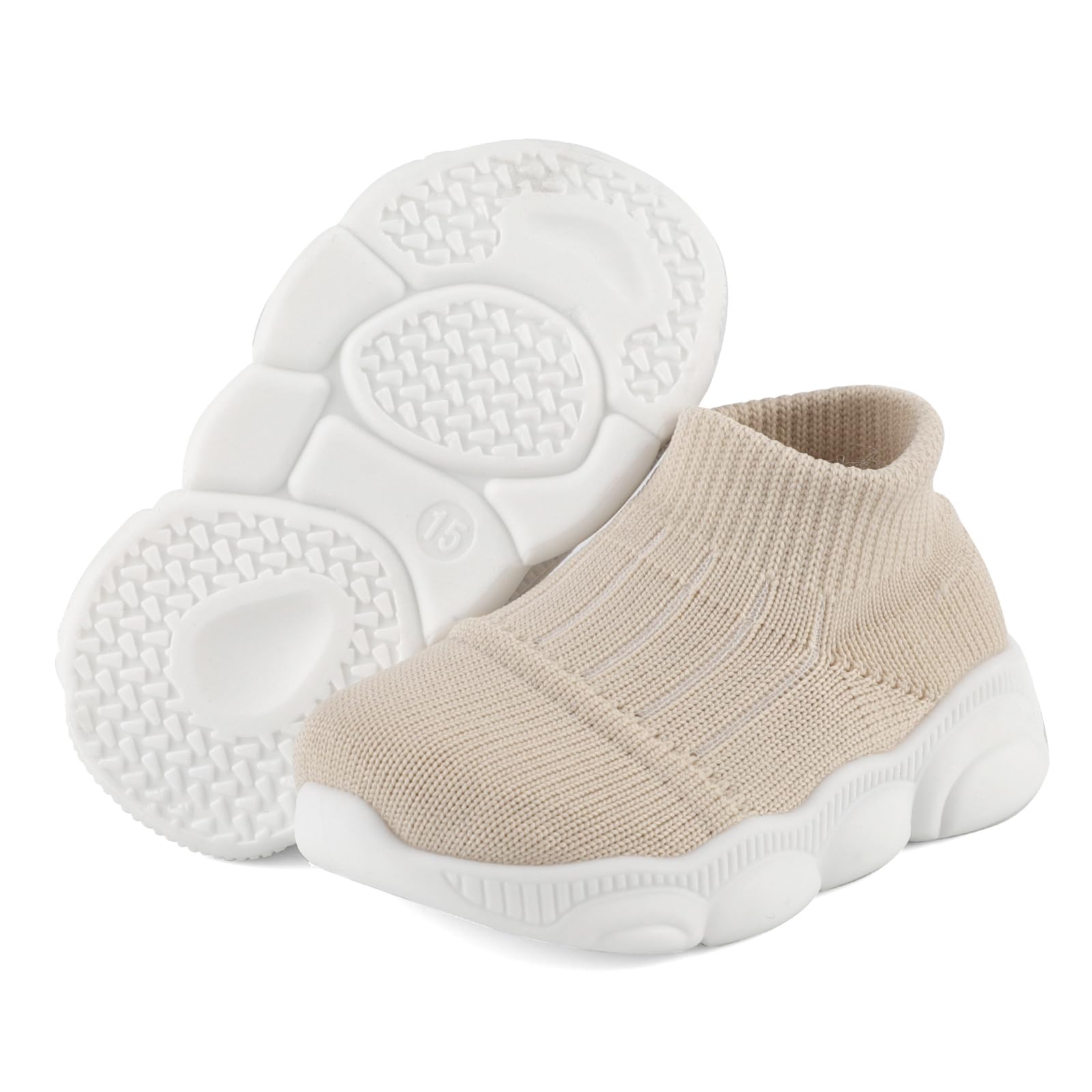 1-4 Jahre Lauflernschuhe Baby Jungen Mädchen Krabbelschuhe Hausschuhe Sockenschuhe für Kleinkind