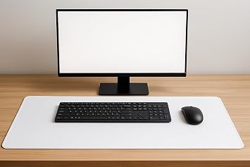 Sublimation Mouse Pad Blanks Bulk (16x32 Inches - Quantity: 10) - Sublimation Desk Mat Blanks - White Mouse Pad XXL - White Large Mousepad - Blank Extended Gaming Desk Mats - Make Your Own Mousepad