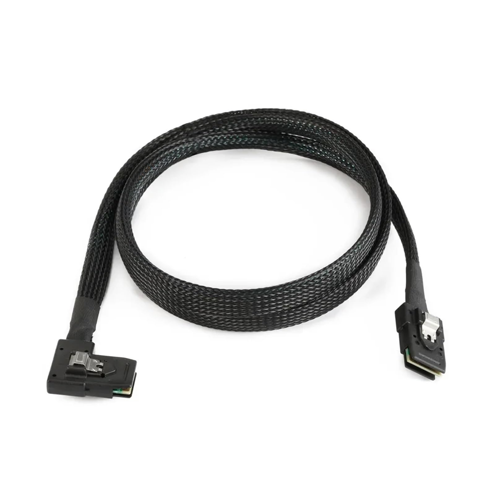 Wewnętrzny kabel MI NI Sff 8087, sff-8087 do Sff-8087 0,8 m serwerowy kontroler danych dysku twardego do płyty montażowej (0,5 m, lewy)