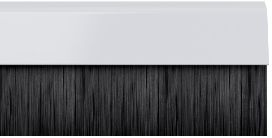 Stormguard White 02Sr0200838w Bottom Of The Door Brush Seal Draught Excluder, 838Mm