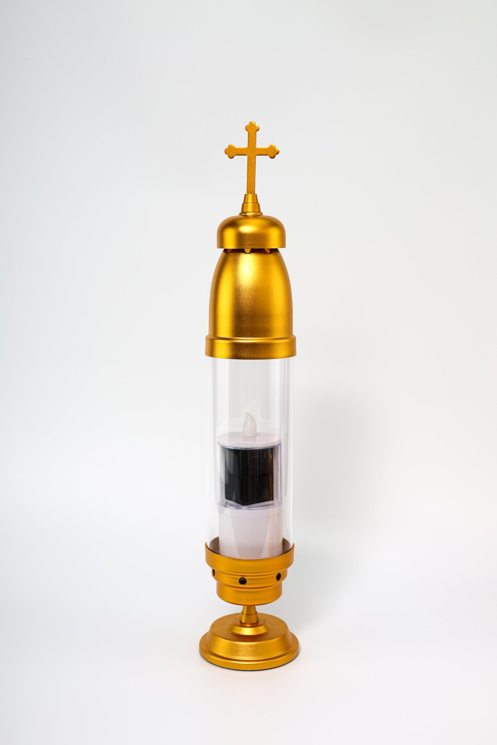 OURMEMO Cemetery Solar Lights for Grave,Includes 2.5