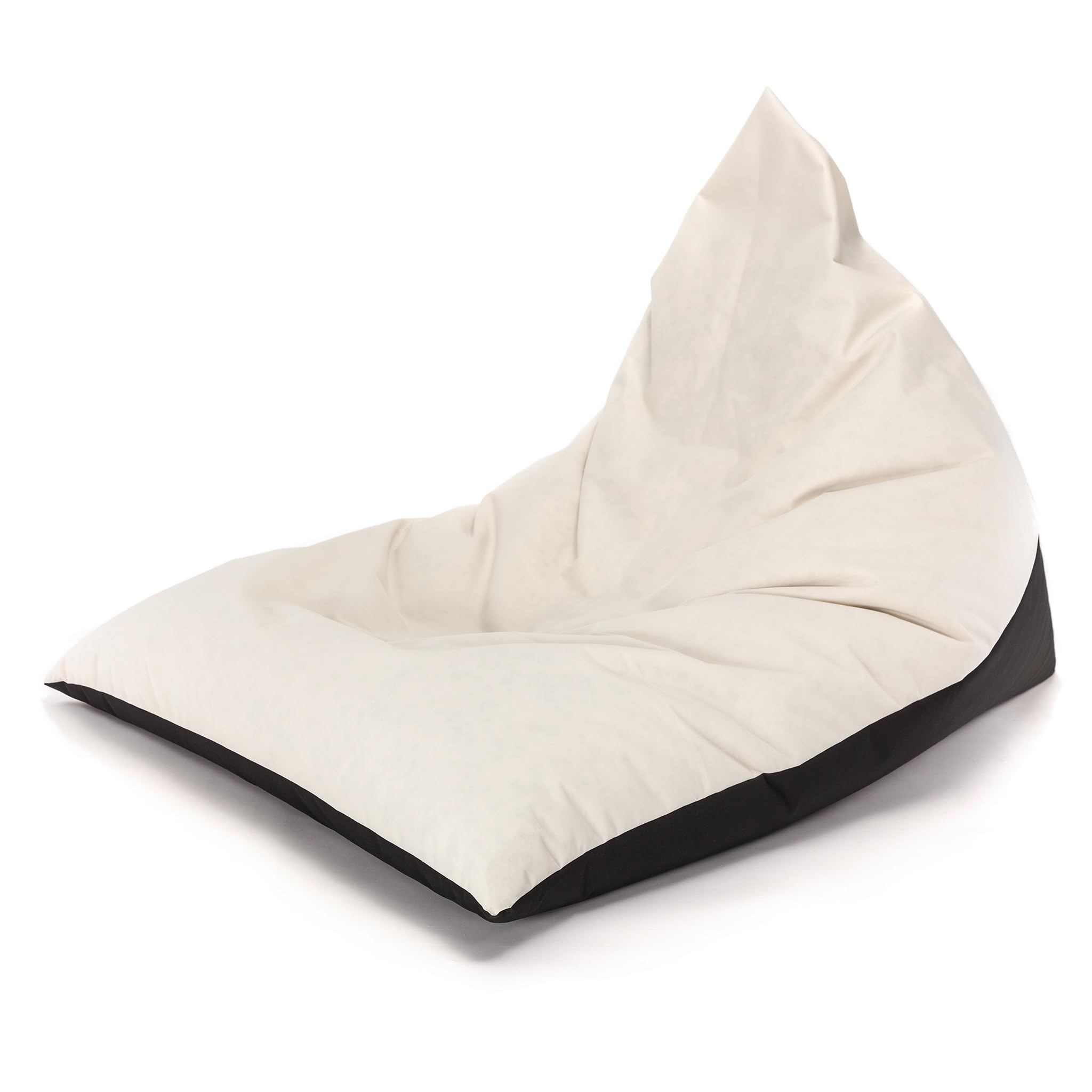 Ecopuf wetterfester Outdoor Sitzsack Lazy M - Bean Bag mit EPS-Perlenfüllung, schmutzabweisend und reißfest – ideal für Garten, Terrasse und Balkon – bequem & langlebig