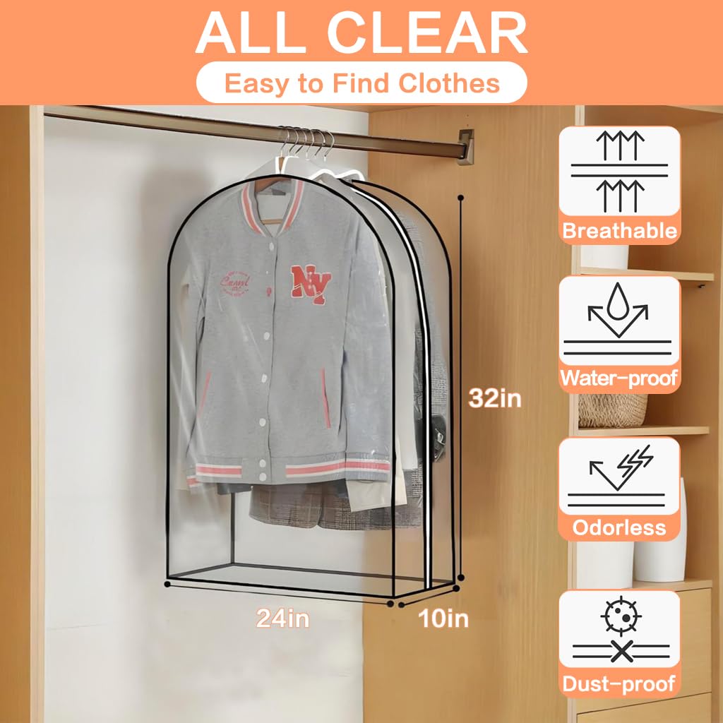 Clear Garment Bags for Hanging Clothes?32