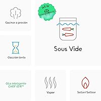 Vista 2 de CHEF iQ Olla a Presión Inteligente con WiFi y Báscula Incorporada - Multicocina 10 en 1 Fácil de Usar con Más de 500 Recetas Guiadas - Olla