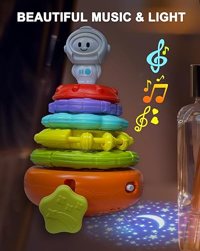 Miniatura 3 de Clasificador de formas para juguete de bebé, juguetes educativos para niños pequeños de 3 a 24 meses, bloque apilable para niños y niñas, juguete de