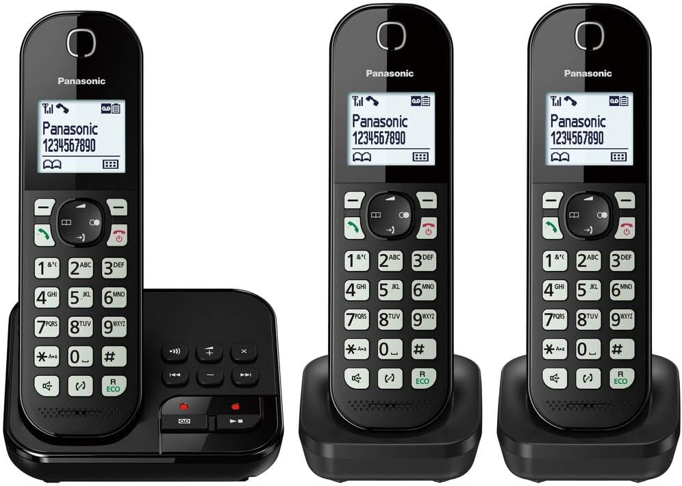 KX-TGC 463GB DECT telephone Caller ID Black