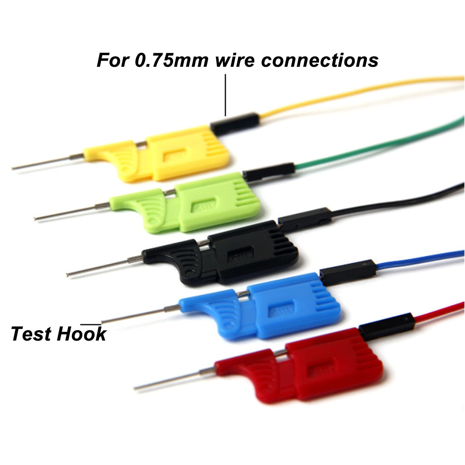 Pince de Test pour Pied de Puce Micro IC pour SOIC TSSOP TSOP SSOP MSOP PLCC QFP TQFP LQFP SMD IC Puce de Test SDK08 avec Fonctionnement Simple, Haute fiabilité pour Courant 40 V