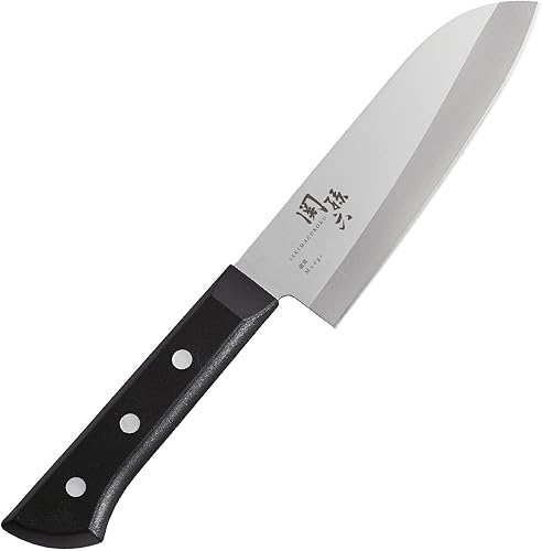 Miniatura 1 de Kai KAI AE2901 - Cuchillo Santoku pequeño Seki Magoroku Moeko de 5.7 pulgadas (5.709 in), fabricado en Japón, apto para lavavajillas