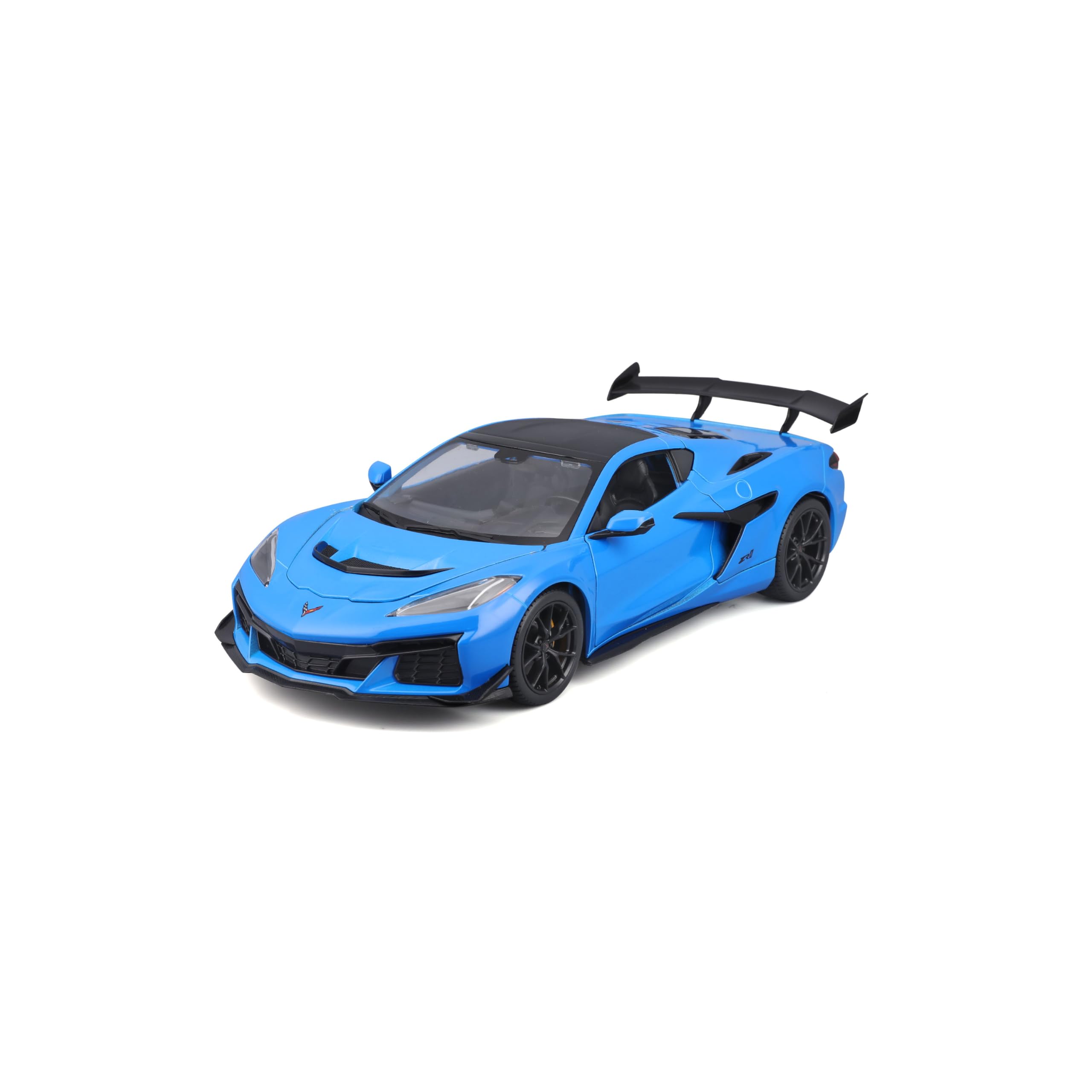 Maisto Chevrolet Corvette ZR1 Special Edition, blu (2025) – Modellino auto 1:18 – Auto da collezione fedele auto giocattolo con ante mobili, bagagliaio e cofano, a partire dai 3 anni (531475BL)