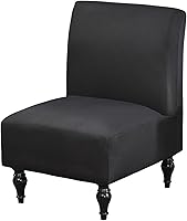 Vista 1 de Funda para Silla de Acento sin Brazos, Funda Elástica para Silla Súper Ajuste, Funda Protectora de Muebles para Silla sin Brazos para Sala de Estar