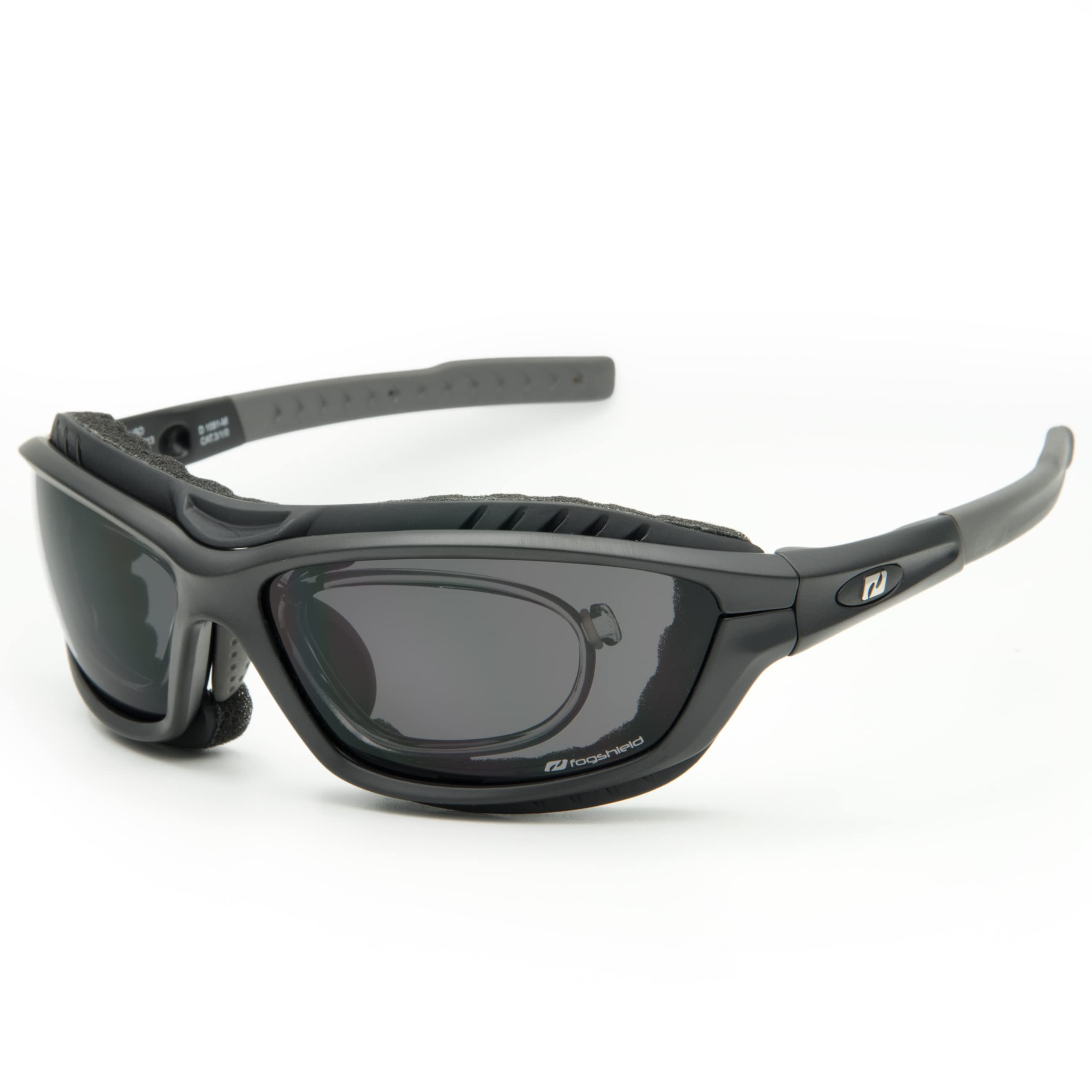 Daisan® - Bikerbrillen | Motorradbrille für Brillenträger | beschlagfrei winddicht | klare für Nacht und orange Kontrastgläser| Bügel, Band, Sehstärke System