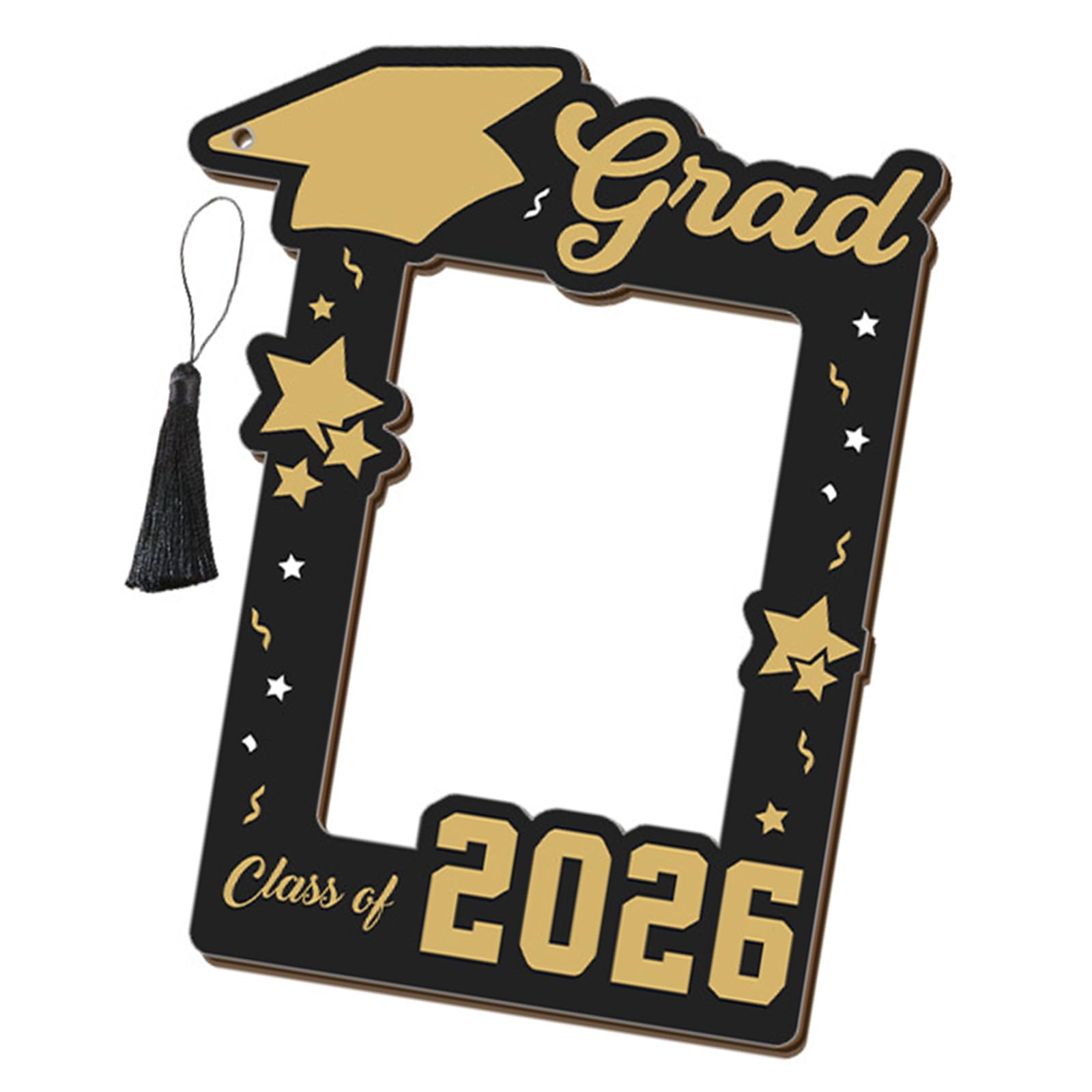 Qusinfc Picture Frame Class of 2026 Photo Frame with Tassels Graduation Party Gift Keepsakes Graduations Decorations Graduation Her Him