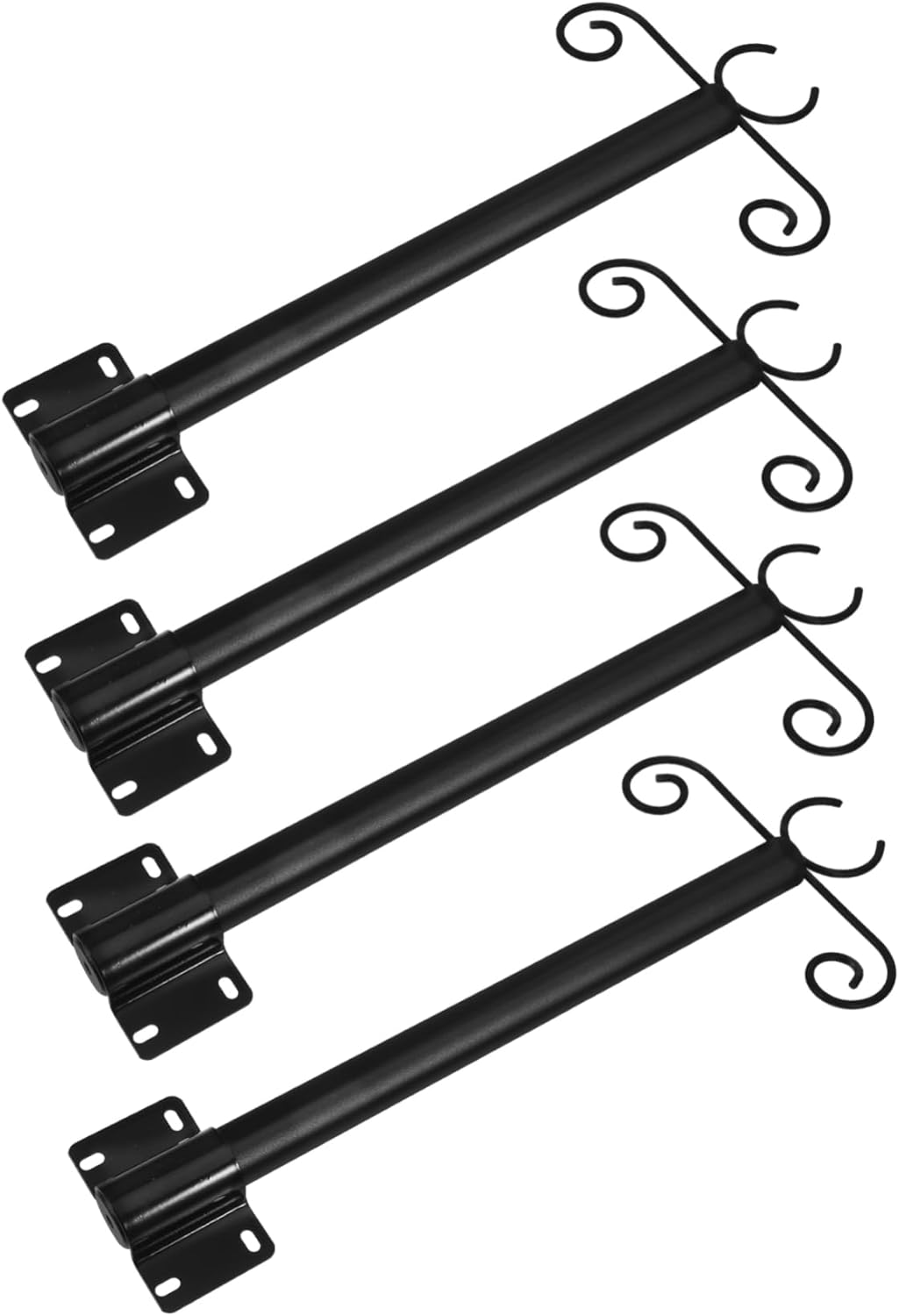 1set Outdoor Hanging Light Support Pole for String Lights and Bird Feeders Heavy-Duty Resistant Rod for Patios Yards and Fences Easy Installation