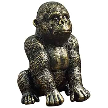 ゴリラ動物 デスク書斎リビング 玄関お 茶台 装飾品 工芸品 置物 ゴリラ動物 デスク書斎リビング 玄関お 茶台 装飾品 工芸品 置物