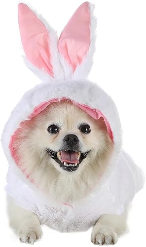 Miniatura 4 de Yoption Disfraz divertido de perro, gato y conejo, divertido para mascotas, Halloween, Navidad, Pascua, cosplay, sudadera con capucha para perro,