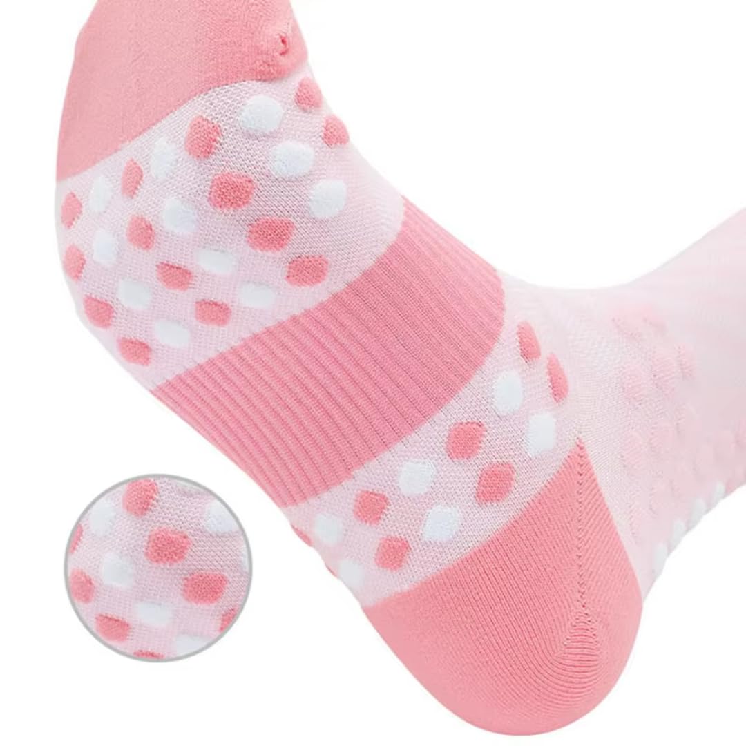 Colorblock kompresyjne skarpety sportowe do maratonu bieganie i jazda na rowerze, unisex, dla dorosłych, dla mężczyzn, kobiet, 3 pary