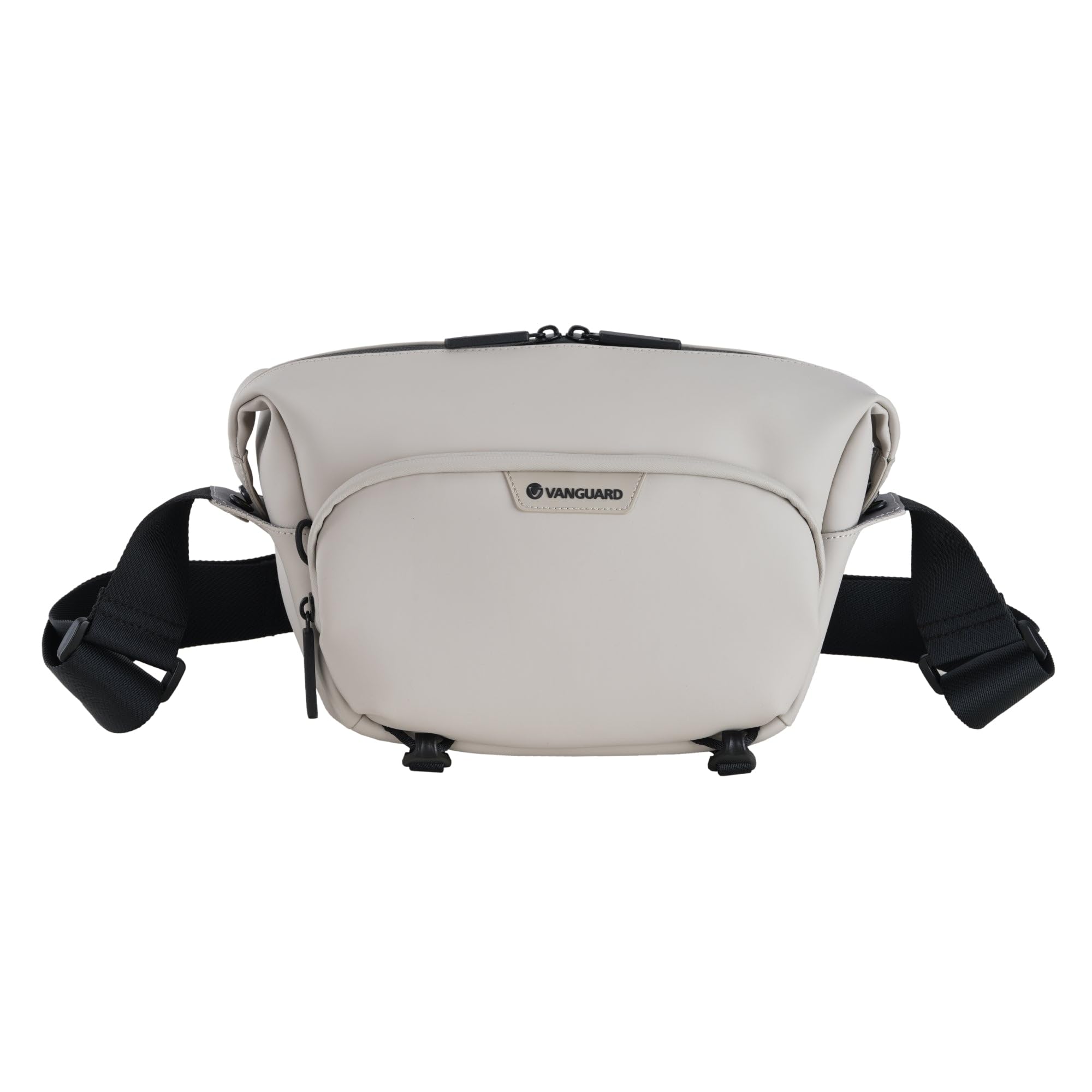 Vanguard VEO Lite S4L Camera Shoulder Bag with 4L Capacity, Water-Repellent PU Material, EVA Smart Divider, Wide Opening, Tablet Sleeve & Rain Cover - Cream