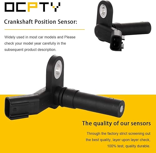 Miniatura 9 de OCPTY Sensor de posición del cigüeñal del motor (CPS) se adapta a Hyundai Sonata 2006-2014, 2010-2013 para Hyundai Tucson, 2010-2013 para Kia Forte,