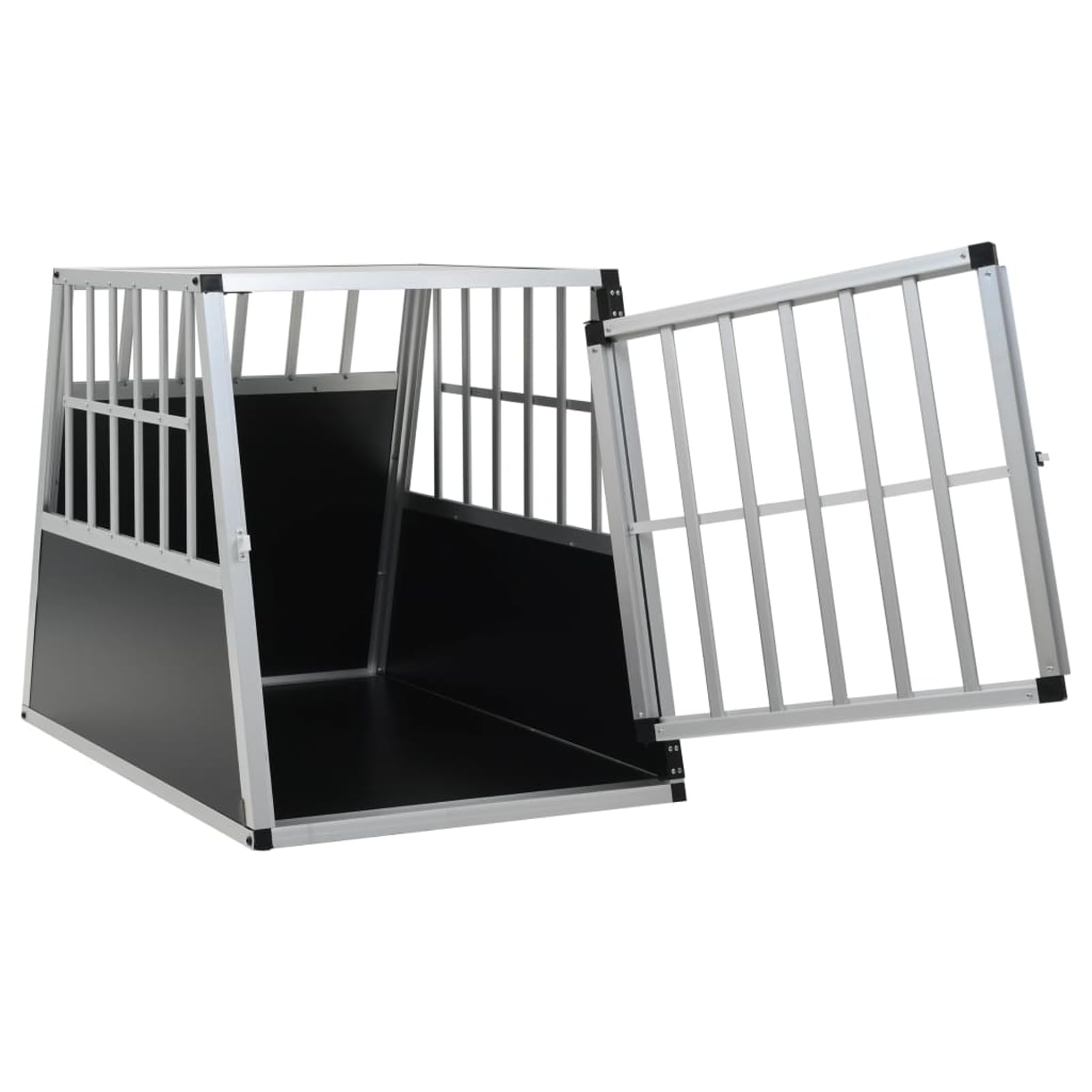 Hundetransportbox mit Einzeltür 65 x 91 x 69,5 cm Hundebox 170664
