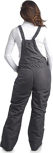 Miniatura 6 de Baberos de nieve para mujer, impermeables, aislados, pantalones de nieve para snowboard, para clima frío