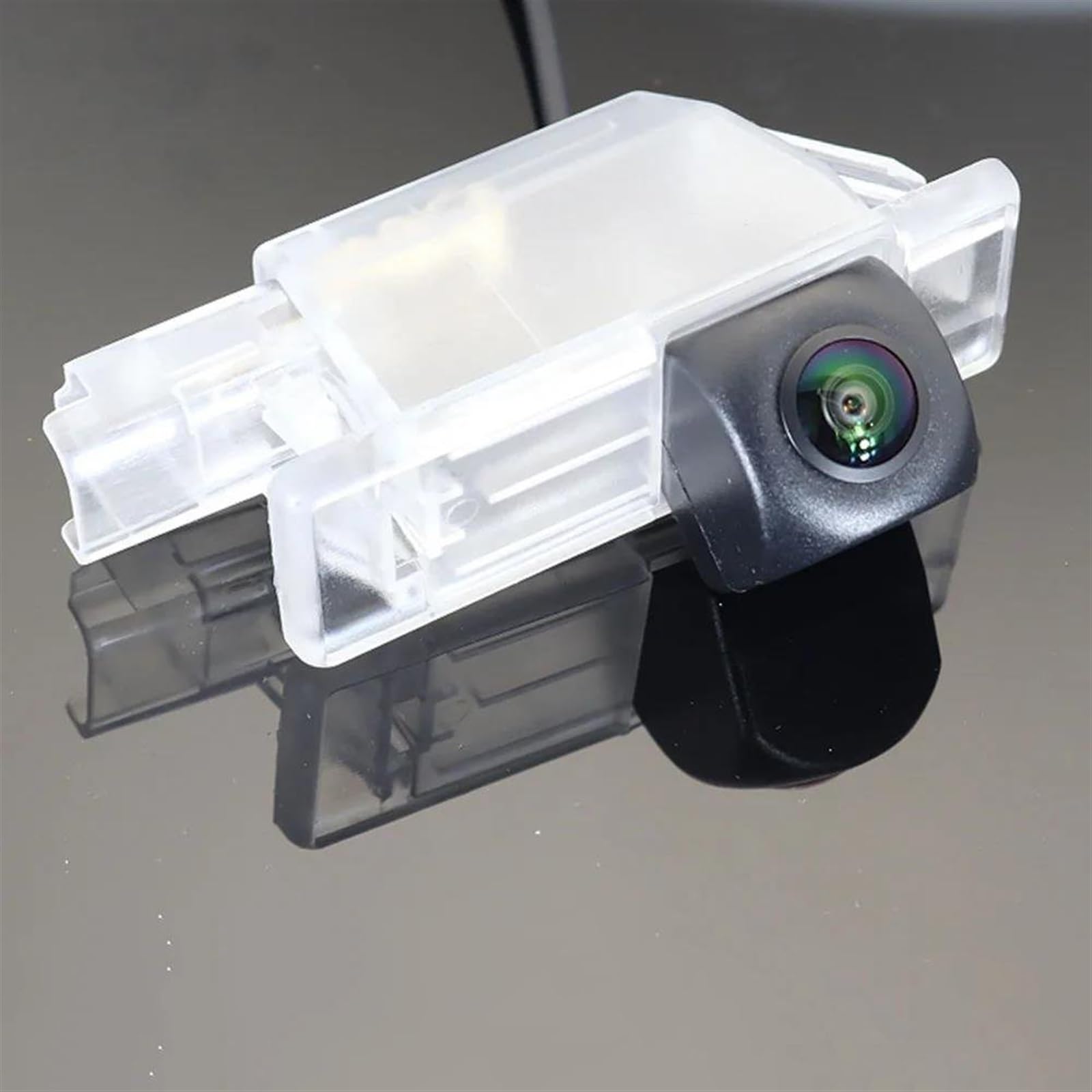 Kit De Cámara De Visión Trasera para Aparcamiento con Respaldo para Peugeot 308 T9 5D Hatchback 4D Sedan 2013~2019 Lente Alta definición(Black a)
