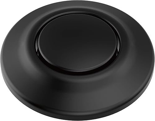 Delta Faucet Interruptor de aire para eliminación negro, interruptor de aire para eliminación de basura, kit de interruptor de aire, botón de