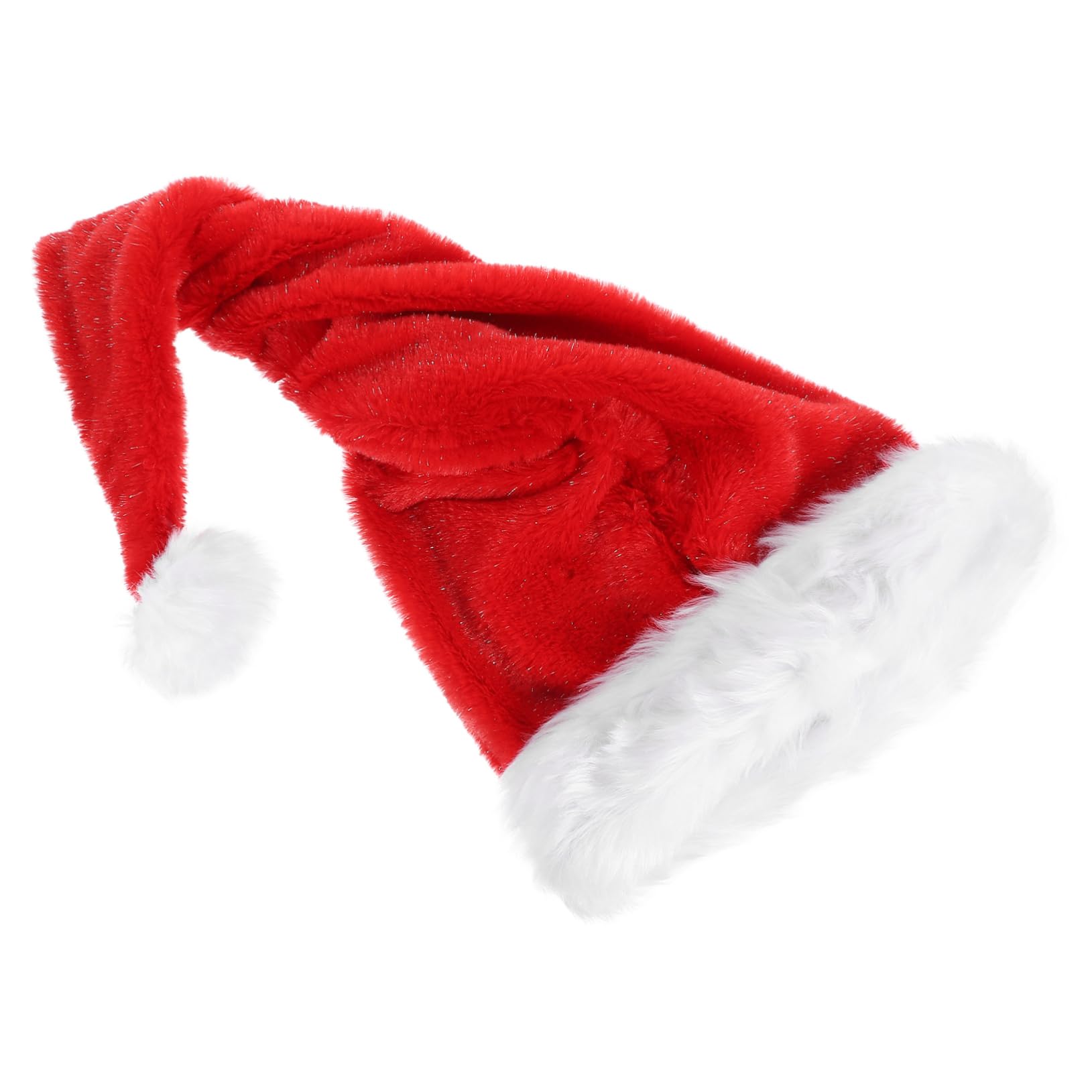 sombrero de Santa Navidad adulto pequeño cálido feo christmas hat sombreros navideños decoração de decoración de gorro de Papá Noel gorros navideños Felpa rojo