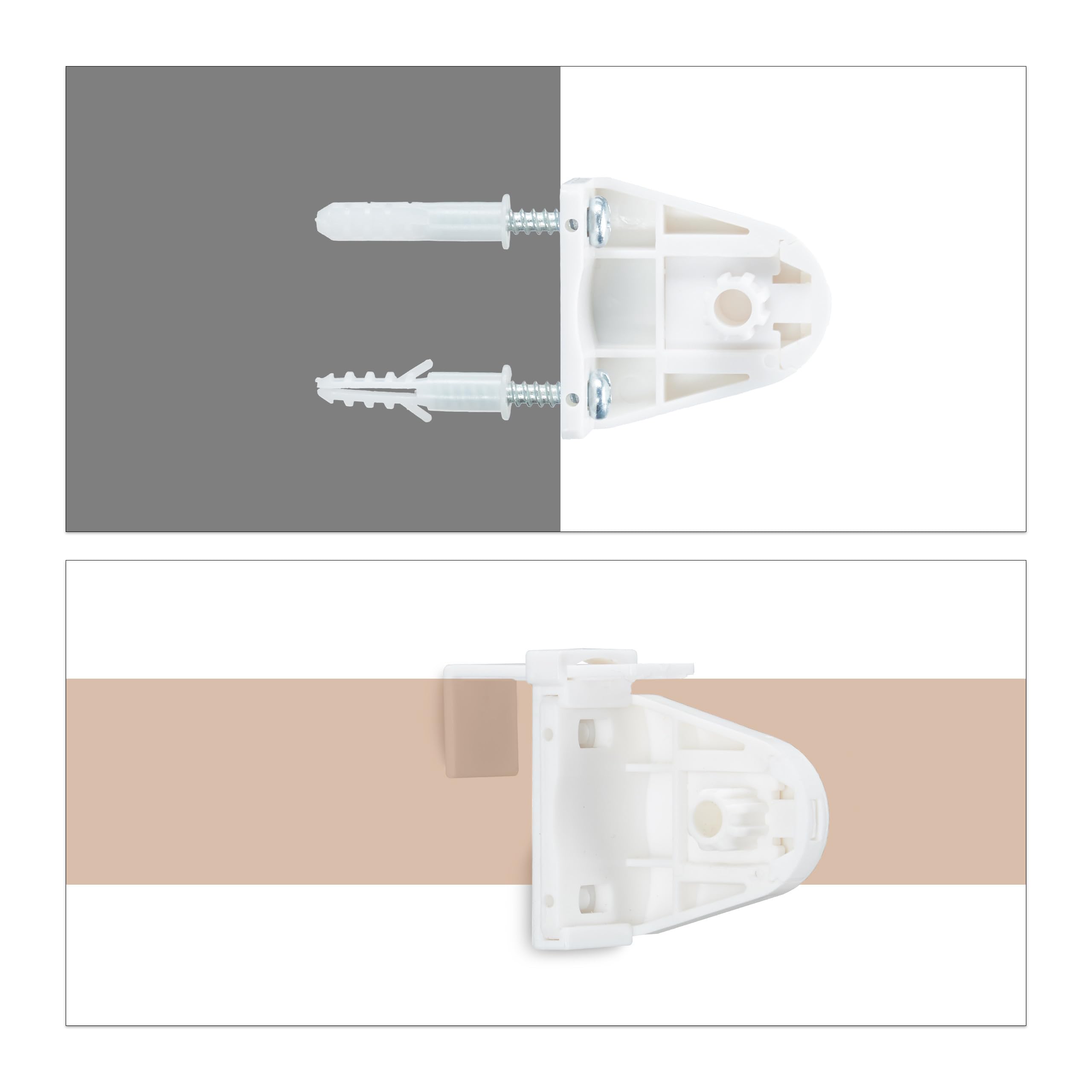Relaxdays Estor Opaco Térmico, Sin Taladrar, Enrollable, Cadena, 1 Ud, Tela-Aluminio, 80x210 cm, 76 cm Ancho, Gris