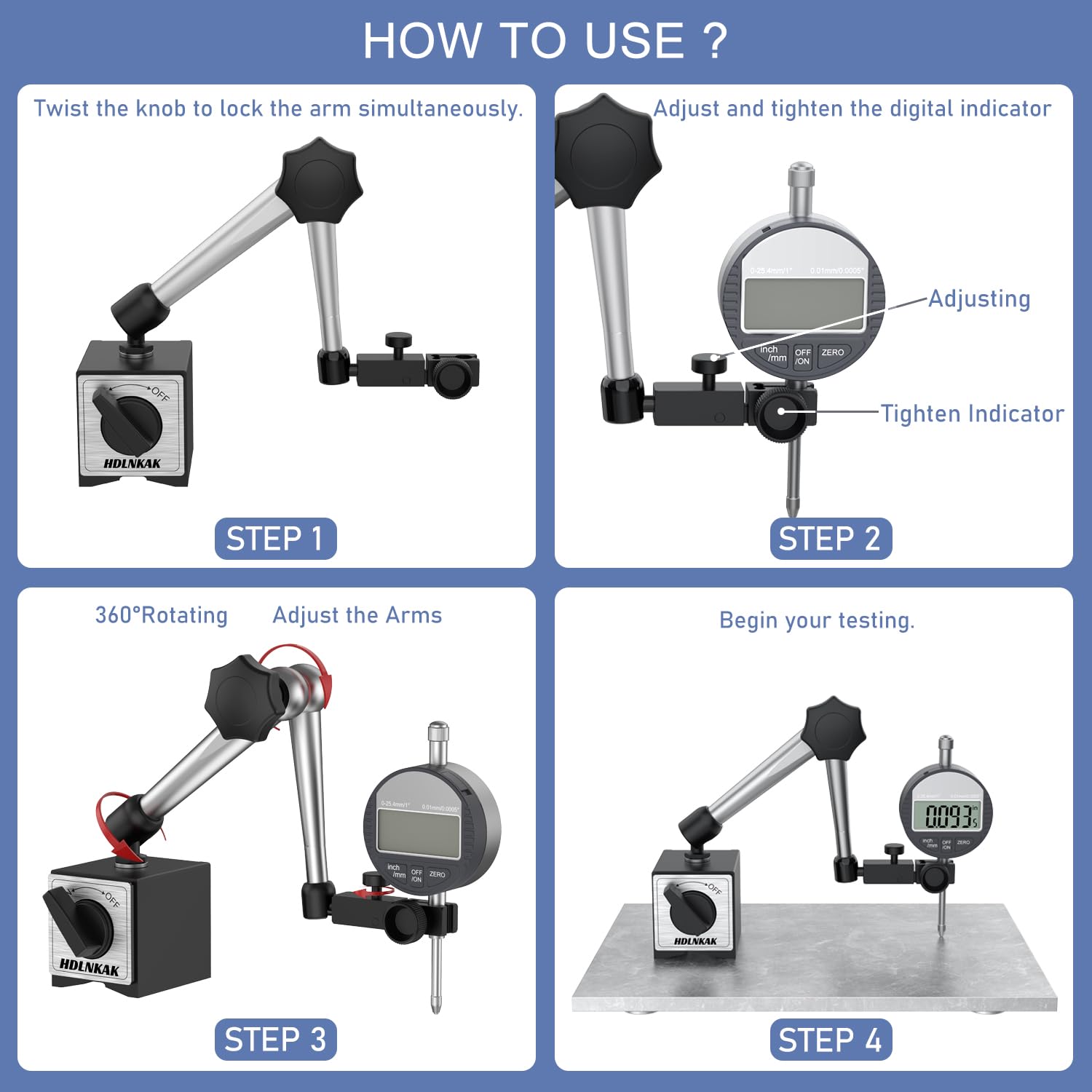 Digital Dial Indicator - Precision Measurement Tool -5 Digital Dial Indicator - Precision Measurement Tool -5