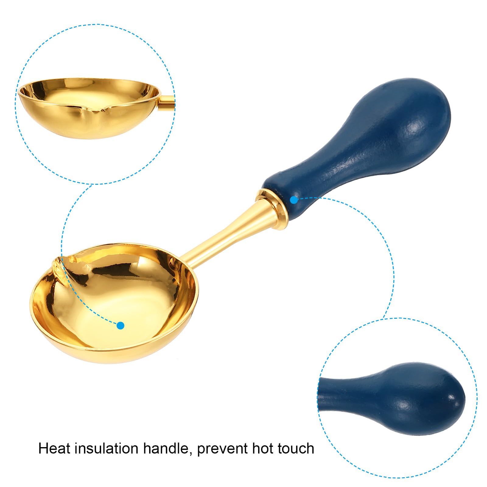 PATIKIL 4" Wax Seal Spoon - Image 3