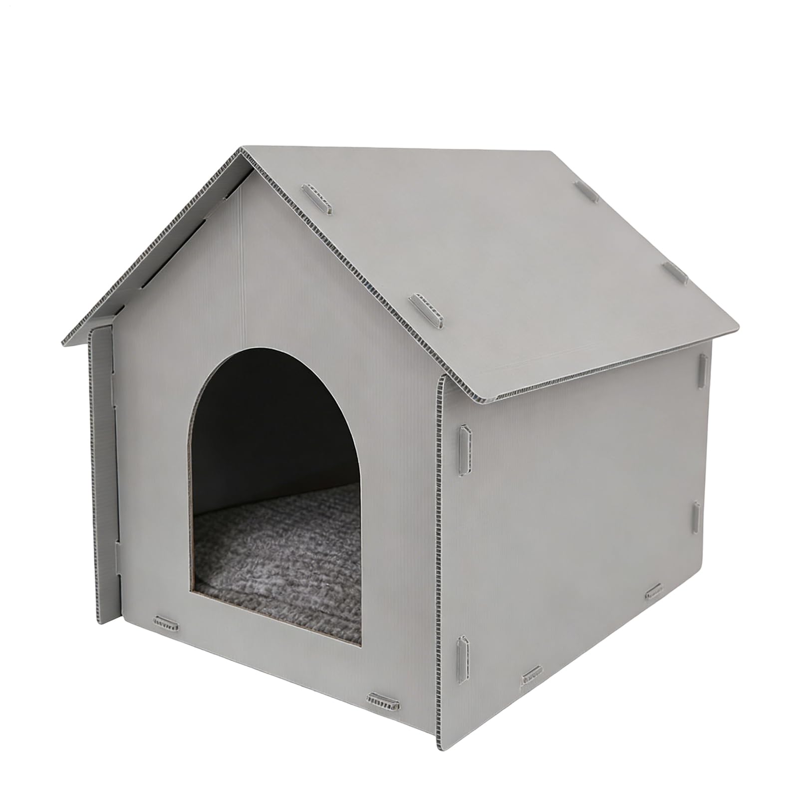 Generico Cuccia per Gatti Tenda Impermeabile Chiusa con Tappetino | Casetta per Gatti da Esterno per Cuccioli Inverno Sonno in Casa Giardino Terrazzo Cortile