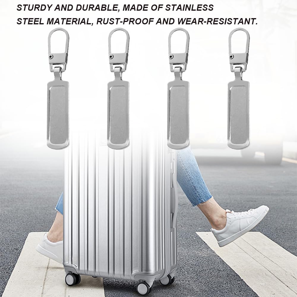 20 Piezas Reemplazo Tirador Cremallera Kit Reparación