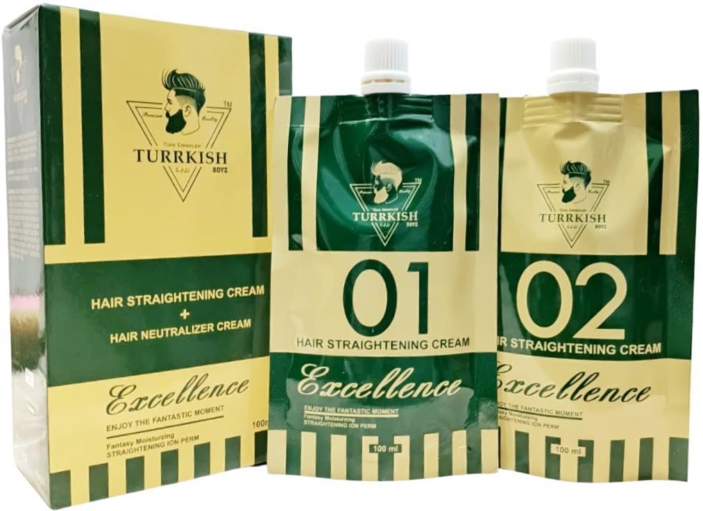 Classic Turkish Hair Straightening Cream With Neutralizer Cream (200ml)-image-48