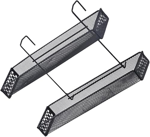 Miniatura 6 de BESTOYARD Estante de almacenamiento colgante 2pcs organizador de acero al carbono armario de oficina alféizar de ventana Estante colgante