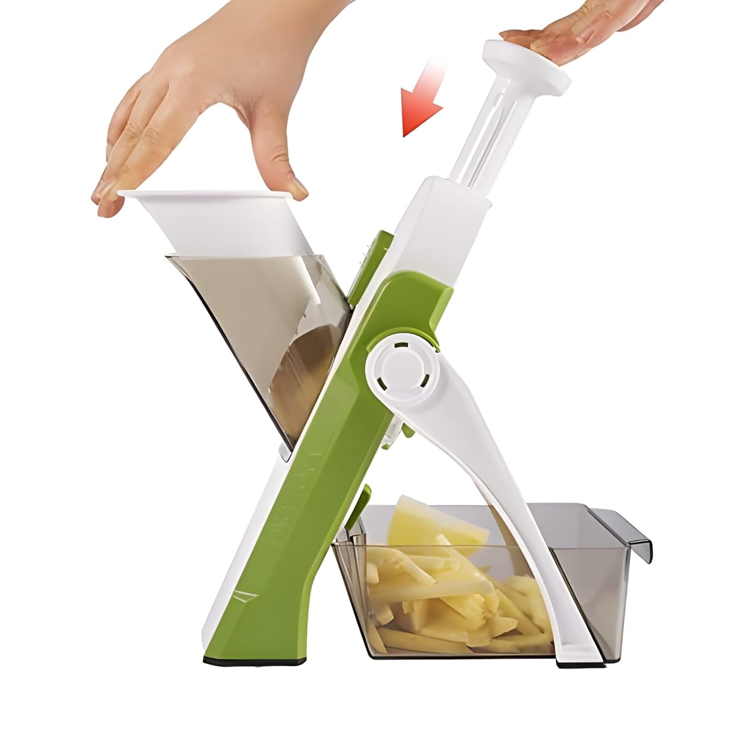 BMI Adjustable Slicer with Spring Slicer Safety Holder Ideal Mandoline