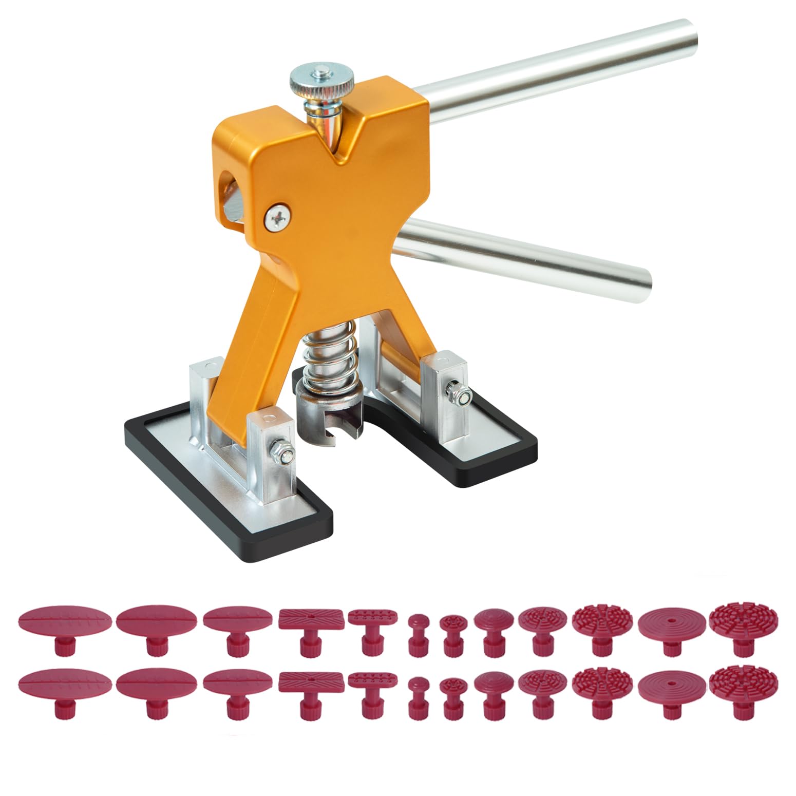 Paintless Dent Repair Kit, Dent Puller Tool with 22 Glue Tabs,