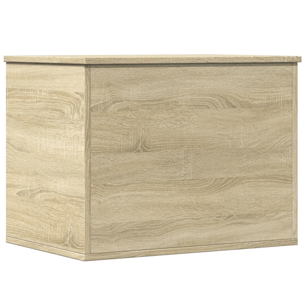 vidaXL Storage Box, Storage Chest for Hallway Living Room, Toy Box with Lid, Blanket Box for Clothes, Trunk, Sonoma Oak Engineered Wood