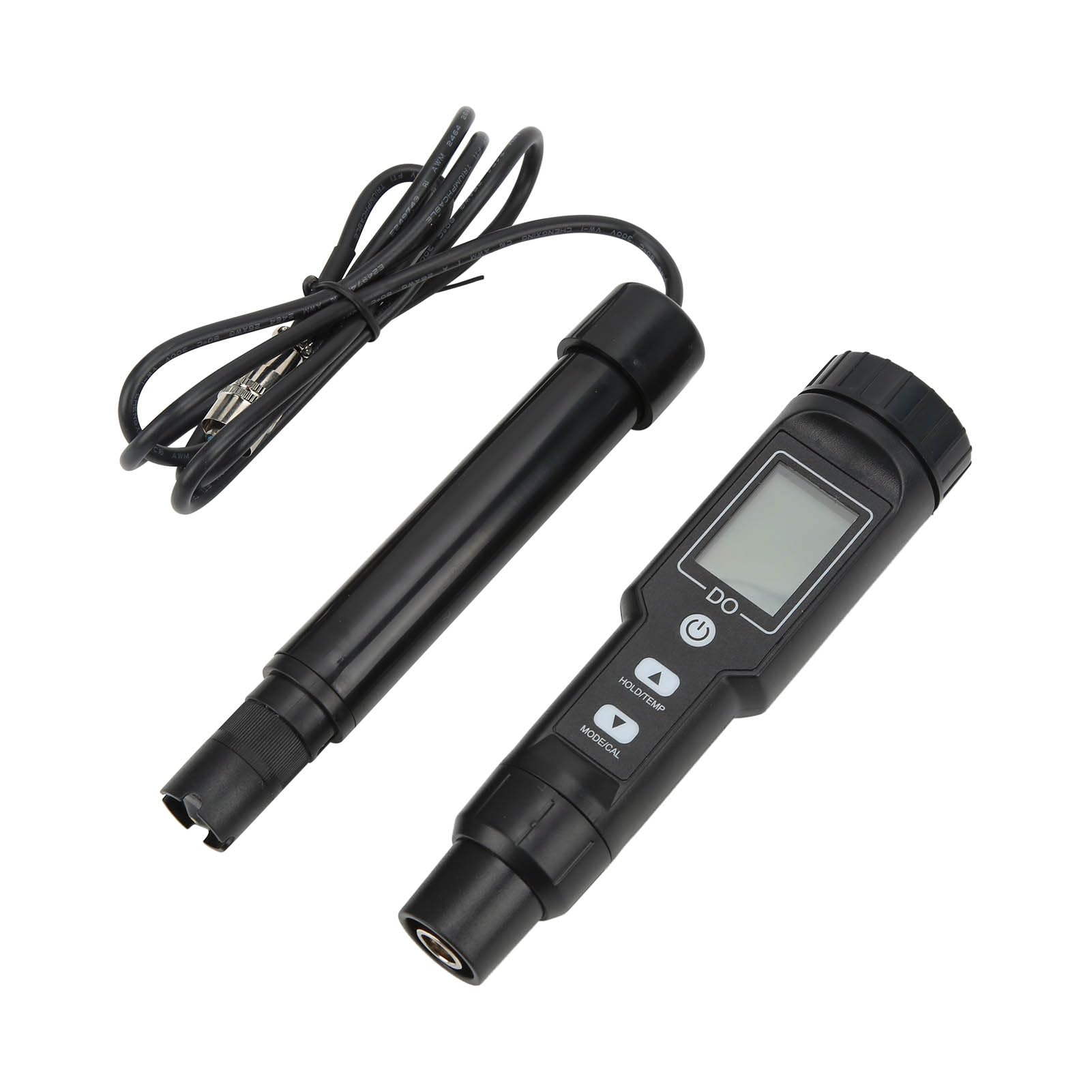 Jiawu DO9100 Portable Dissolved Oxygen Meter with electrode connected