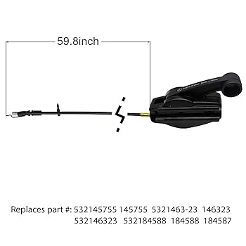 Amazon.com : YGQ 184588 145755 Drive Control Cable Assembly