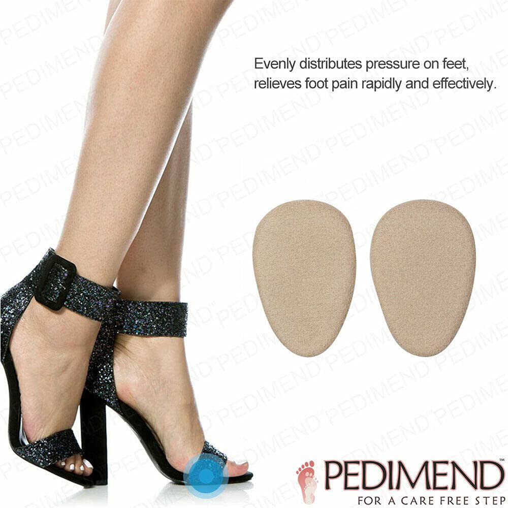 PedimendTM, 4 paia di cuscinetti metatarsali per avampiede, solette per scarpe da donna, tacchi alti e scarpe da corsa, cuscinetto in gel per alleviare la pressione del piede, allevia il dolore al