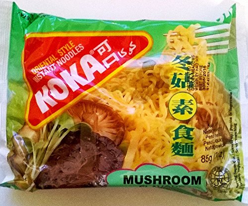 Koka estilo oriental Fideos Instantáneos Mushroom Flavour 12 x 85gm